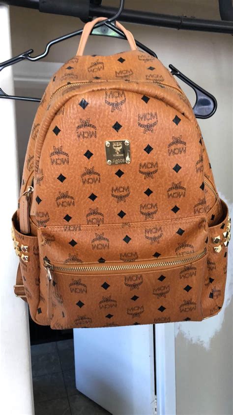 mcm rucksack fake|spotting a genuine mcm bag.